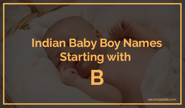 Boys names Beginning With B